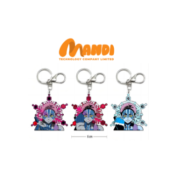 3D Motion Keychains Cartoon Kawaii Cheap Price Waterproof Decals Used As A Gift 3D Motion Custom Packing Made In Vietnam 4