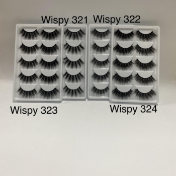 Wispy 7D 321 322 323 324 High Quality Professional Pre Made Fan Eyelashes From Vietnam Best Supplier   7