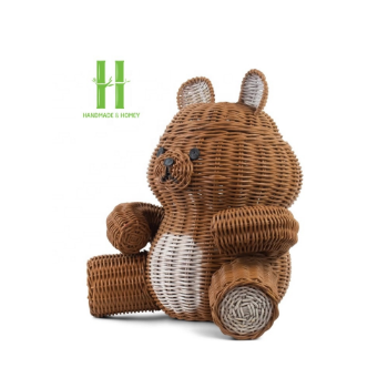 OEM Best Seller Brown Bear Storage Basket for Toys and Small Items Organization OEM Acceptable Variety of Sizes from Vietnam 4