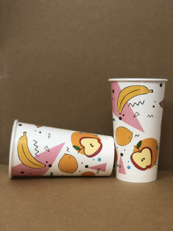 Paper Cups With Printed (22 OZ - 600 Ml) Disposable Paper Cup Disposable Take Away Customized Packing Size & Logo In Carton Bulk 2