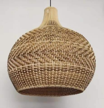 Rattan Lampshade 03 R  4