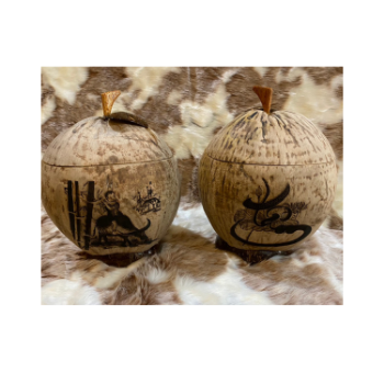 Hot Item Protect Teapot Make From Dried Coconut Keep Safe Dark Brown All Seasons Vietnam Manufacturer 4