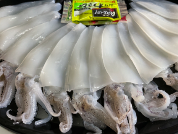 Squid Sugata Baby Squid In Plate Reasonable Price New Seafood Using For Food Iso Pack In Foam Tray Made In Vietnam Manufacturer