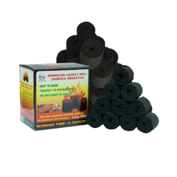 Coconut Shell Charcoal Briquettes High Quality High Power For Grilling Gmp Vilas Iso Halal Gmp Trabaco Vietnam Manufacturer 5