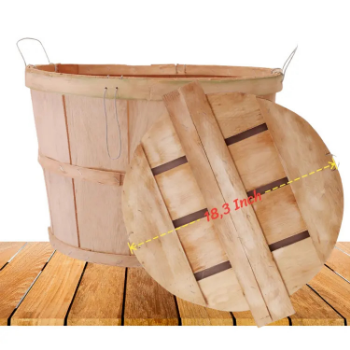 Trading In Bulk Fruit Basket Wood Storage Basket Sustainable Eco-Friendly Material From Viet Nam Manufacturer 5