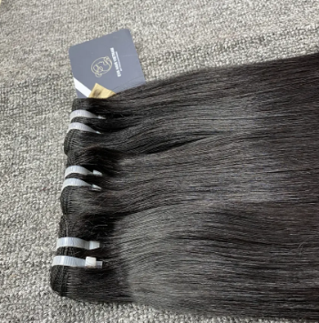 12A Bone Straight Natural 100% Virgin Cuticle Aligned Virgin Human Straight Hair Bundle Human Bundle Double Drawn BUNDLE 6