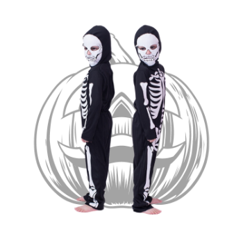 Skeleton Cosplay Jumpsuit High Quality All Size For Adult Halloween Cosplay Efficient Pack In Poly Bag Vietnam Manufacture 5