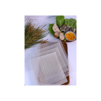 Wet Rice Paper Edible Rice Paper Fast Delivery Product Type Tasteless Use Directly To Eat With Food Carton From Vietnam Factory 3