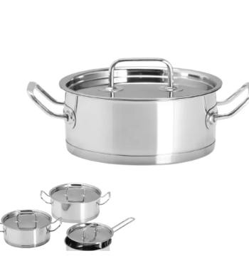 Top Seller Stainless Steel Frypan High Quality Alloy Cooking Layer Bottom Customized Packaging Vietnam Manufacturer 5