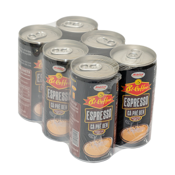 High Quality Espresso Black Coffee Bi-Coffee Iso Halal Haccp Neutral Packed In Can From Vietnam Manufacturer 2024 3