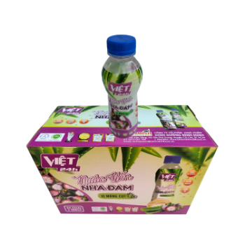 Fast Delivery Aloe Vera Bird Nest Juice With Mangosteen Flavor Flavored Beverage Iso Packed In Box Vietnam Manufacturer 4