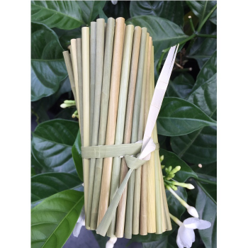 Innovative Compostable Eco-friendly 100% Premium Dried eagle grass straws 25cm in Vietnam 1