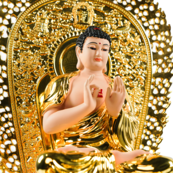 High Quality Resin Amitabha Statue Decoration Sculpture Statue Customized Size For Home Decoration Design Service 2