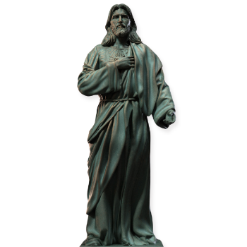 Wholesale Jesus Statue White Marble Outdoor Decoration Religious Figurines Packed In Wooden Case From Vietnam Manufacturer 1