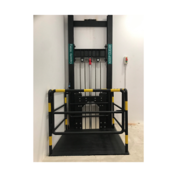 High Quality Cargo Lift With Two Posts VTE - 1 High Quality Goods Elevator Lifting Equipment In Warehouse Manufactured in Vietnam 4