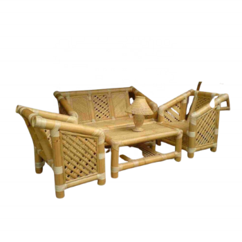 Bamboo Chairs And Table Top Grade Eco-Friendly Furniture For Home Decor And Restaurant Custom Packing Vietnam Manufacturer 1