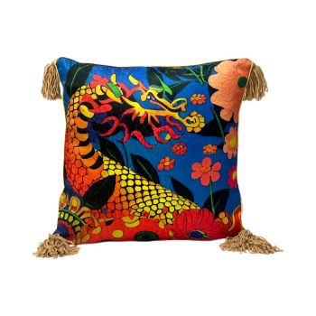 Halinhthu Casa Printed Cushion Cover Exotic Tropical Banana Leaf - Summer Decor 45x45cm Custom Design And Size 100% Polyester 7