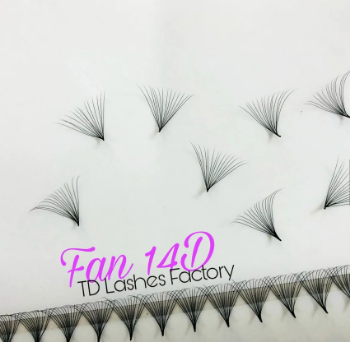 TD Lashes Loose Promade 14D Synthetic Hair Hand Made With Custom Logo Low MOQ Packaging Boxes 4