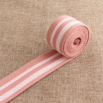 Nylon Webbing Ribbon 3Mm-75Mm Fast Delivery OEM Durable Shoes Double Weave PP PE Rubber KYUNGJIN From Vietnam Manufacturer 5