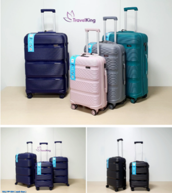 Hard Luggage With PP Travel Suitcase Cheap High Quality Anti-Scratch Using For Travel Poly Bag & Carton Box Outside Made In Vietnam 7