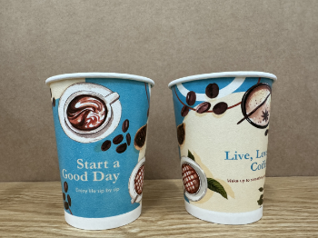 Paper Cups With Printed (14oz - 360ml) Paper Cup For Coffee Wholesale Digital Printing Customized Packing Size Logo Manufacturer 3