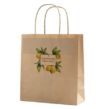 Holiday clearance sale Custom design Custom Kraft Paper Bag Food Restaurant Food Delivery Packaging Takeout Takeaway Lunch 1