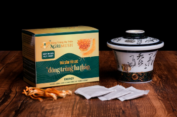 Ginseng & Cordyceps Tea Good Choose Good Health Agrimush Brand Iso Ocop Put In Desiccant Packaging Box Made In Vietnam Company 7