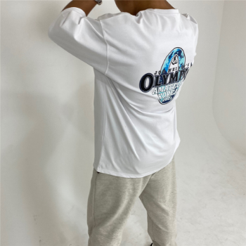 Long Sleeve Customized Logo T Shirt Fast Delivery O Neck Linen T-Shirt Customized Packaging Made In Vietnam Manufacturer 1