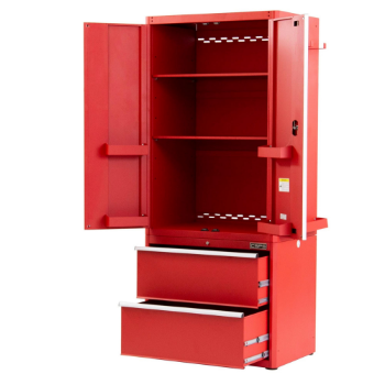 Wholesale Tool cabinet CSPS 91cm 02 shelves in red Tool Cabinet For Mechanic Warehouse Tool Chest Tool Box Garage Industry 2