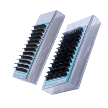 Good Quality Black Light OEM Lashes Fans Eyelash Extension 16D 003 New Environmental friendly Beauty Color Tray Promade Volume 5