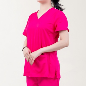 Scrubs Medical Scrubs Uniform Nurse Fast Delivery Set Stylish WRAP Polybag Made in Vietnam Manufacturer 3