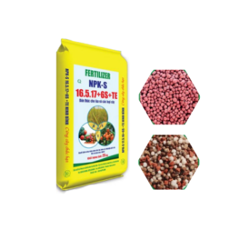 NPK 16.5.17+6S+TE Npk Compound Fertilizer Good Choice Fertilizer For Succulents Products Custom Packing Vietnam Manufacturer 10