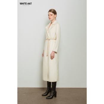 MARIE LONG COAT Feature Shell Material Clothing White Length Closure Type Sleeve Style Collar Hooded Outerwear Type Decoration 4