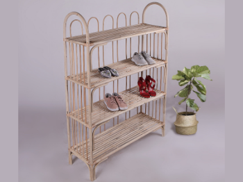 Rattan products Shoe Cabinet Smart shelves, widely used indoor furniture. Customers can request to see more product models 1