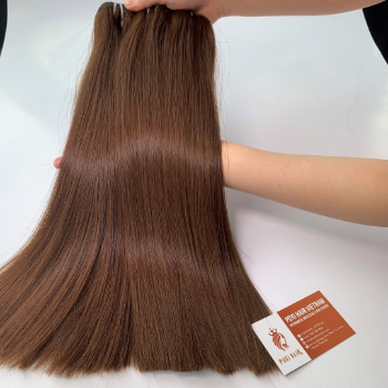 Machine Weft Natural Straight Hair Extensions Bulk Sale Virgin Hair Beauty And Personal Care From Vietnam Manufacturer 6