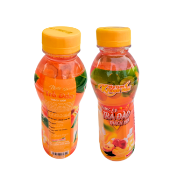 Good Price Coconut Jelly Peach Tea Juice Flavored Beverage Iso Packed In Box Made In Vietnam Manufacturer 1