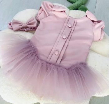 Elegant Newborn Dress Good Choice New Design Using For Baby Girl Pack In Plastic Bag Made In Vietnam Manufacturer High Grade Product 4