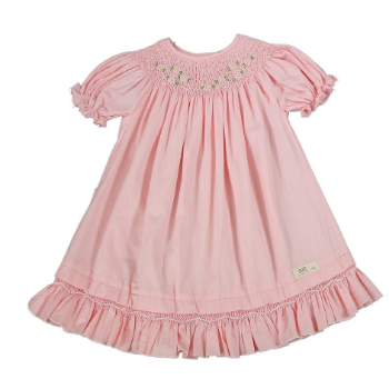 Competitive Price Kids Clothing Girls Hand Smocked For Baby Girl Short Sleeve ODM From Vietnam Manufacturer 8