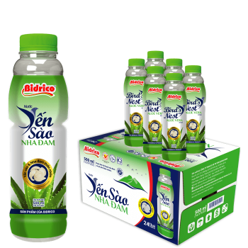 Fast Delivery Birds Nest Aloe Vera Drink Bidrico Brand Iso Halal Haccp Beverage Packed In Bottle Vietnam Manufacturer 4