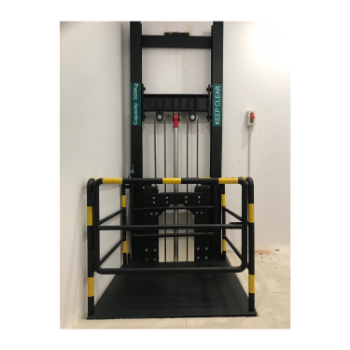 High Quality Cargo Lift With Two Posts VTE - 1 High Quality Goods Elevator Lifting Equipment In Warehouse Manufactured in Vietnam 7