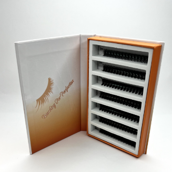 Wispy 5D Mix 7 Length eyelash box OEM Beautiful color using for beauty pack in tray or box from Vietnam Manufacturer 5