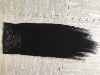 Remy Hair Extensions Clip In Trading In Bulk 100% Human Hair Virgin Remy Hair Machine Double Weft 8