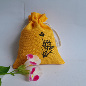 Top Brand Natural Aroma Beads Scented Sachet Bag Customized Natural Linen Fabric Sack With Coffee beans 2024 Vietnam 2