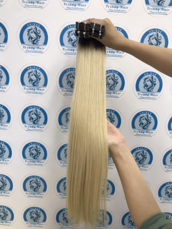 Tape In Hair Extensions 100% Human Hair Top Grade Virgin Remy Hair Extensions Machine Double Weft 1