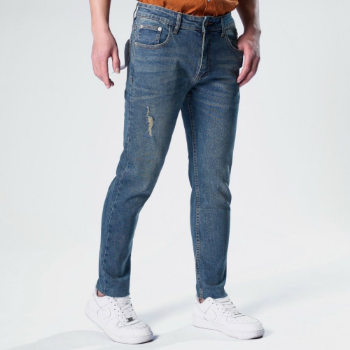 Jeans Men High Quality Sustainable Men Jeans Pants Oem Service 100% Cotton Zipper Fly Made In Vietnam Manufacturer 2