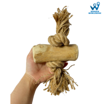 Java Wood Chew With Rope 100% Natural 4W Dog Toy Pet Relax And Sharpen Their Teeth High Quality Durable Customer'S Requirement 2