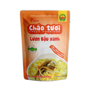 Eel & Mung Bean Fresh Porridge Wholesale no added color ready to eat packing in bag made in Vietnam manufacturer 1