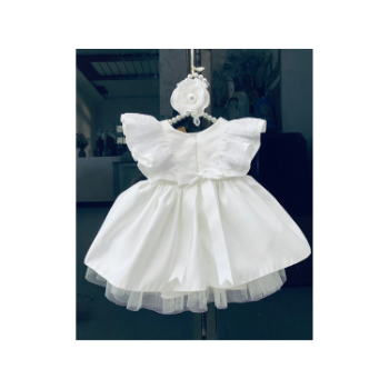 Elegant Newborn Dress Good Choice New Design Using For Baby Girl Pack In Plastic Bag Made In Vietnam Manufacturer 6