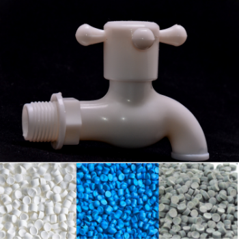 PVC Pipe Fittings PVC Granules Raw Material Eco Friendly For Structure Bluestar Jumbo Customized Color Packing In Bag 4