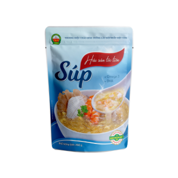 Seafood soup with fat choy Variety fresh ingredients using for baby ISO VIETGAP HACCP packing in bag Vietnam Manufacturer 1